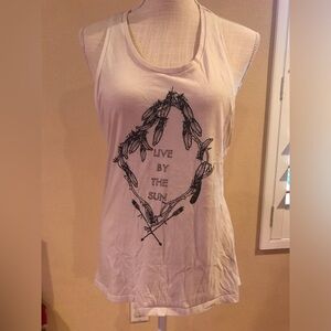 Live by the sun feather tank